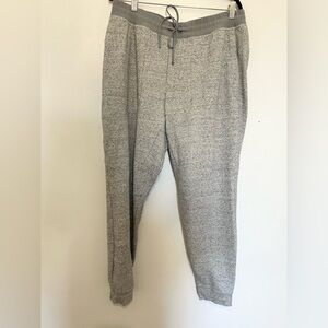 Lululemon Men’s XXL Textured Double Knit Cotton Jogger Sweatpants grey running